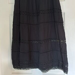 NWT Hollister Lace Trimmed Maxi Skirt